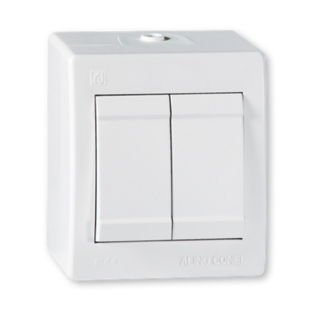 Prekidač serijski OG PVC IP44 Power Line art.252.00, Aling Conel - 3145310