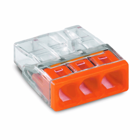 Stezaljka bezvijčana providna 3x0,5-2,5 mm² In=24A art.2273-203, Wago - 2385050