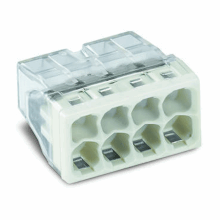 Stezaljka bezvijčana providna 8x0,5-2,5 mm² In=24A art.2273-208, Wago - 2385080