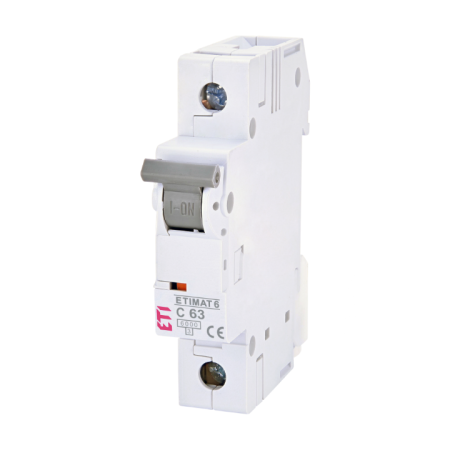 Automatski osigurač ETIMAT 6 63A C 1p 6kA art.2141522, ETI - 2925120