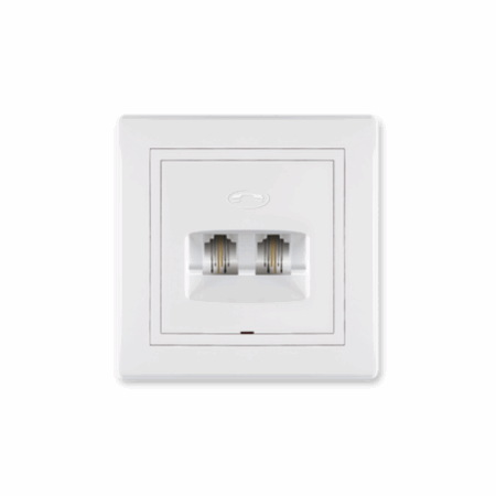 Utičnica telefonska dvostruka RJ12 6/4 P/Ž prestige art.613.000, Aling Conel - 3101250