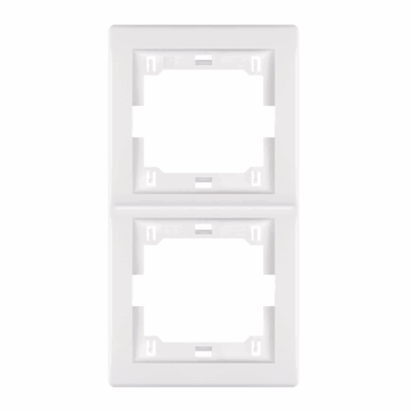 Okvir prestige dvostruki vertikalni bijeli art.6711.0, Aling Conel - 3101560