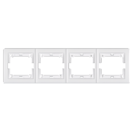 Okvir prestige četvorostruki horizontalni bijeli art.6704.0, Aling Conel - 3101650
