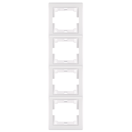 Okvir prestige četvorostruki vertikalni bijeli art.6714.0, Aling Conel - 3101680