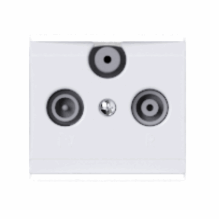 Utičnica antenska krajnja SAT P/Ž gea bijela 17458, EM - 3119123