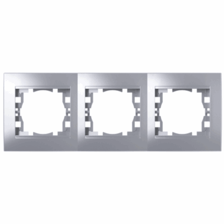 Okvir III horizontalni gea alu-srebrena 32645, EM - 3119378