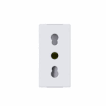 Utičnica Talijanska sa zaštitom dodira 16AX 250V 1M bijela MODYS art.12525, EM - 3123225