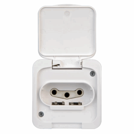 Utičnica trofazna OG PVC LUX 16 A 440 V IP44 art.4260, Nopal - 3140170