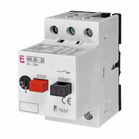 Motorna zaštitna sklopka MS25-1 (0,63-1A) art.4600050, ETI - 4507760