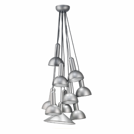 Visilica 10xE27 PD65-10 aluminium, IL - 8304388