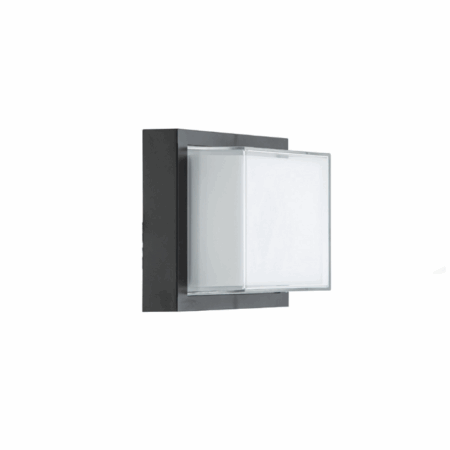 Svjetiljka zidna SR26002A grey 12W 4000K IP54, IL - 8304493