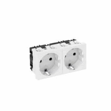 Utičnica 2-struka 0° 250V 10/16A bijela STD-D0 RW2 art.6120022, Obo Bettermann - 8771014