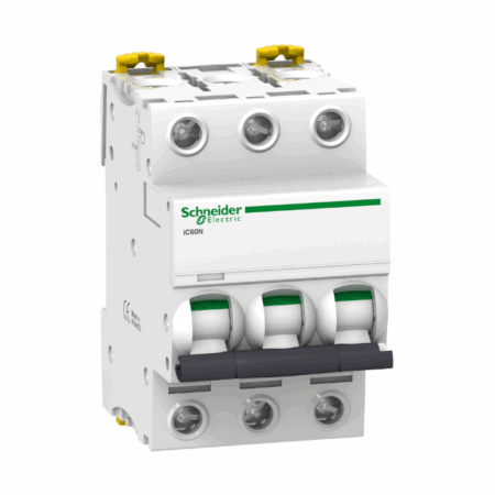 Automatski prekidač iC60N 3P 10A B 10kA A9F73310, Schneider Electric - 4613709