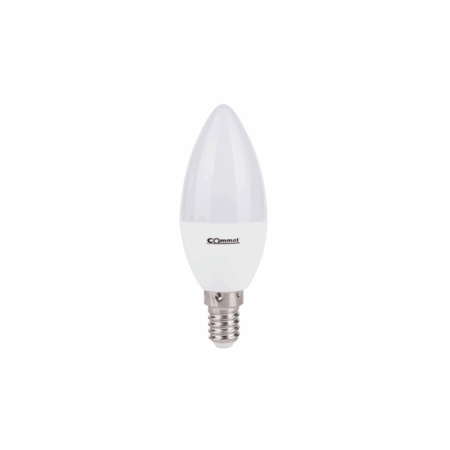 Sijalica LED E14/C37 6W 3000K 470lm art.305-201, Commel - 8201085